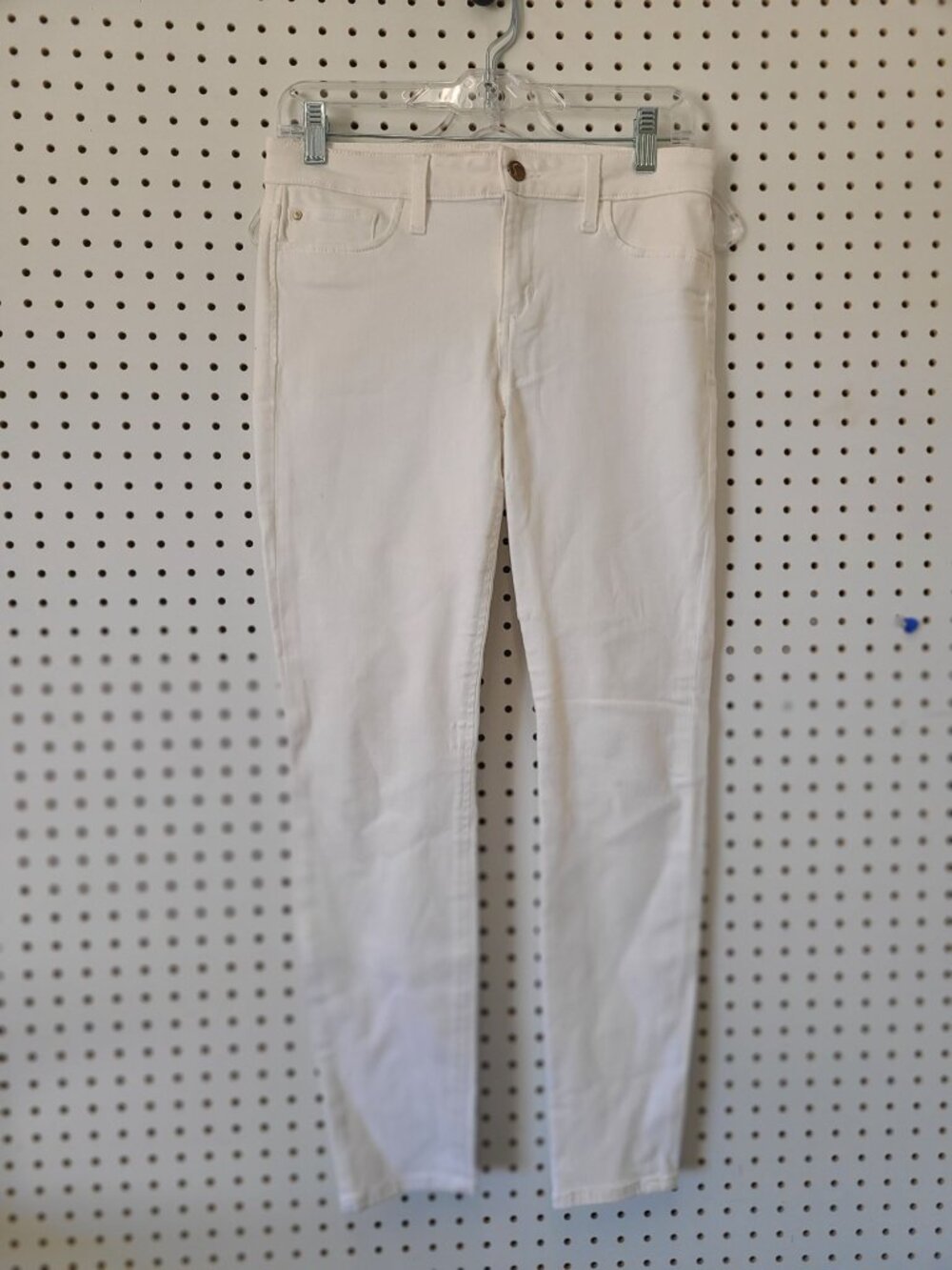 Joes Jeans Flawless The Icon White Mid-Rise Skinny Ankle Jeans W 28 Made In Mexi